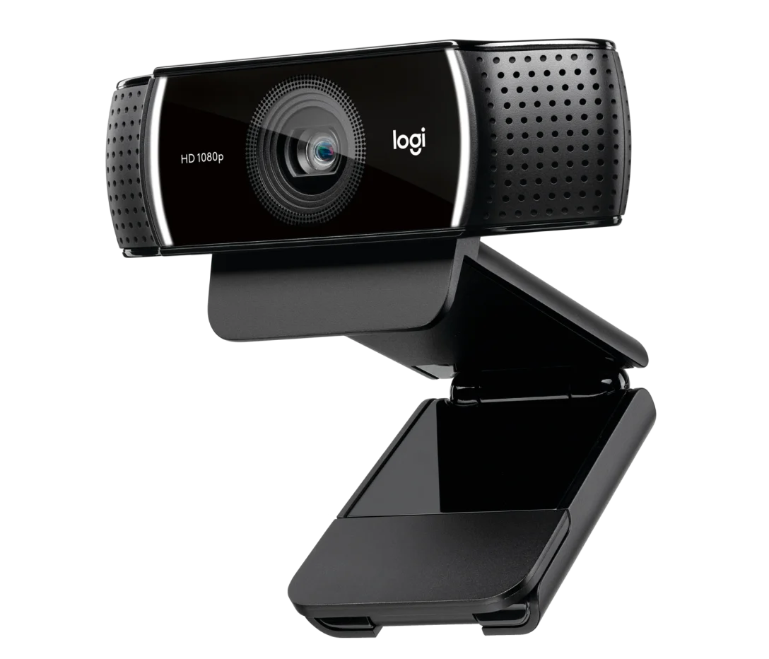 Logitech C922 Pro  Webcam mit Stativ, Full-HD 1080p, 78° Sichtfeld, H.264-Kompression, Autofokus, Belichtungskorrektur