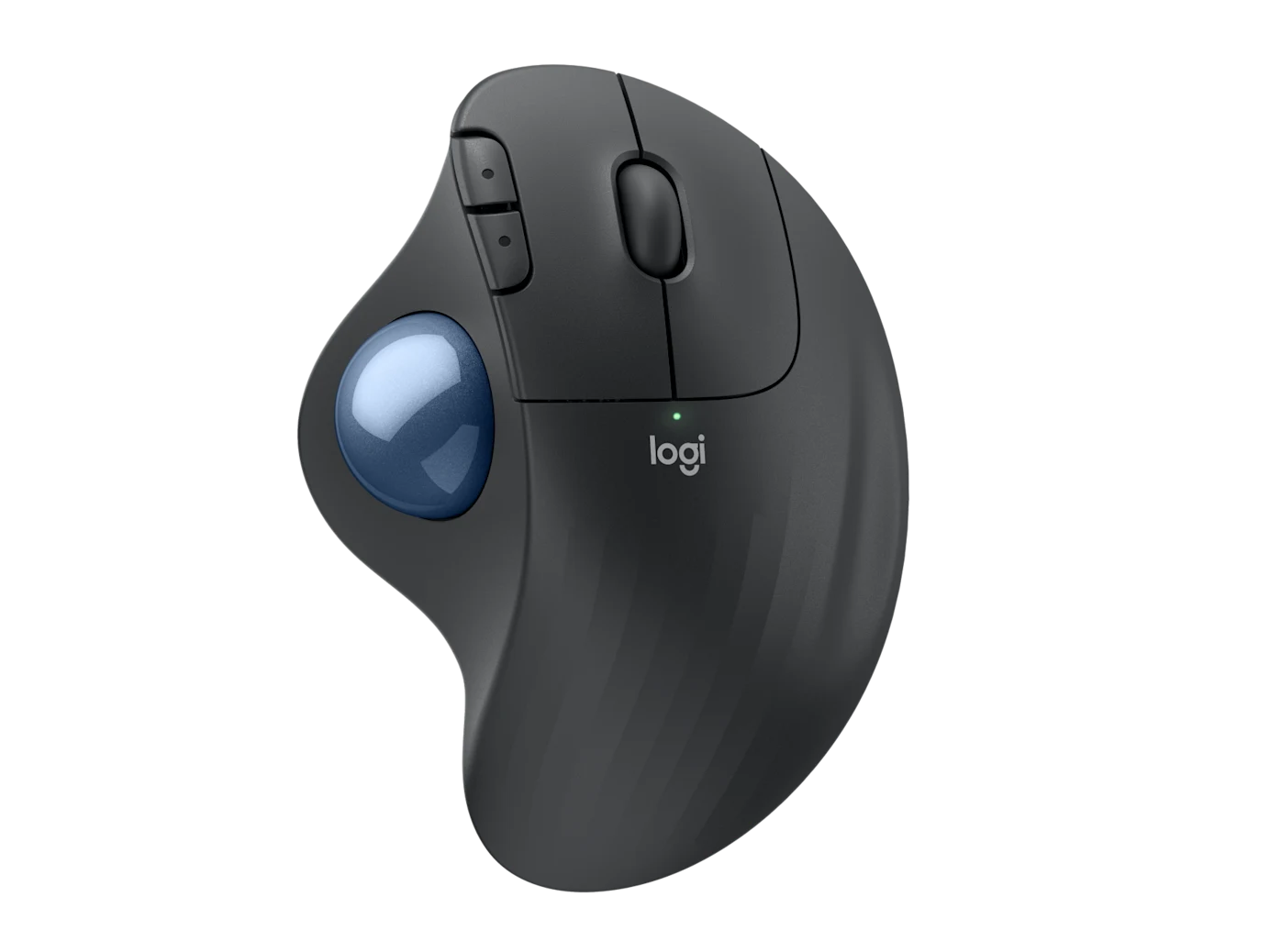 Logitech ERGO M575 For Business kabelloser Trackball – leichte Daumensteuerung, ergonomisches Design, gesichertes Logi Bolt, Bluetooth, weltweit zertifiziert, Windows/Mac/Chrome/ Linux – Grafit
