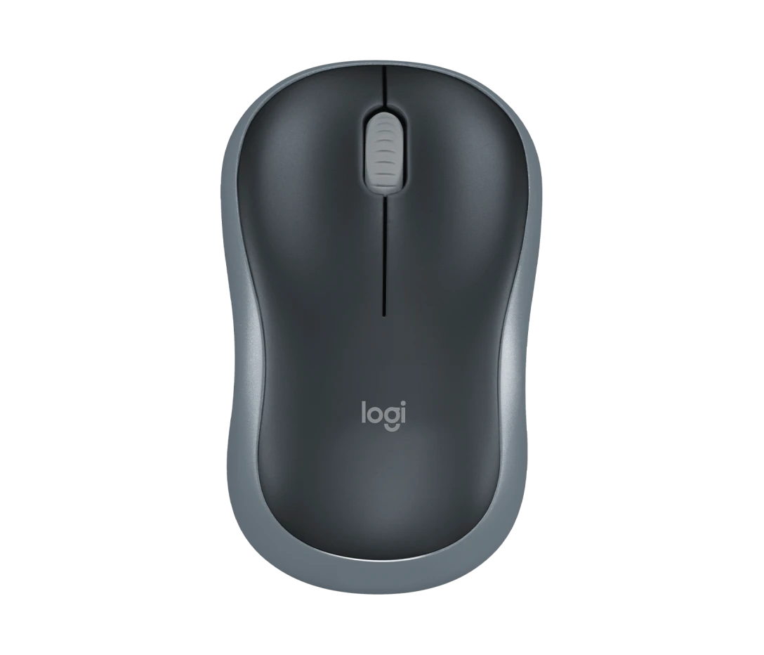 Logitech M185 Kabellose Maus 2,4 GHz mit USB Nano Empfänger 1000 DPI Maus, Grau - Bestartikel-Shop
