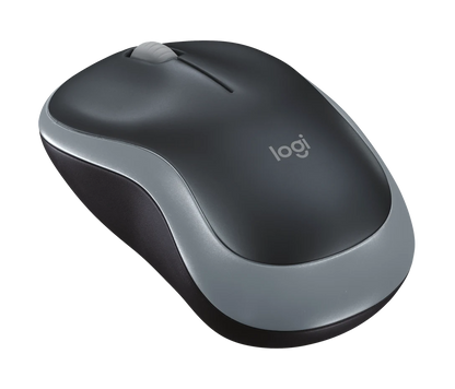 Logitech M185 Kabellose Maus 2,4 GHz mit USB Nano Empfänger 1000 DPI Maus, Grau - Bestartikel-Shop