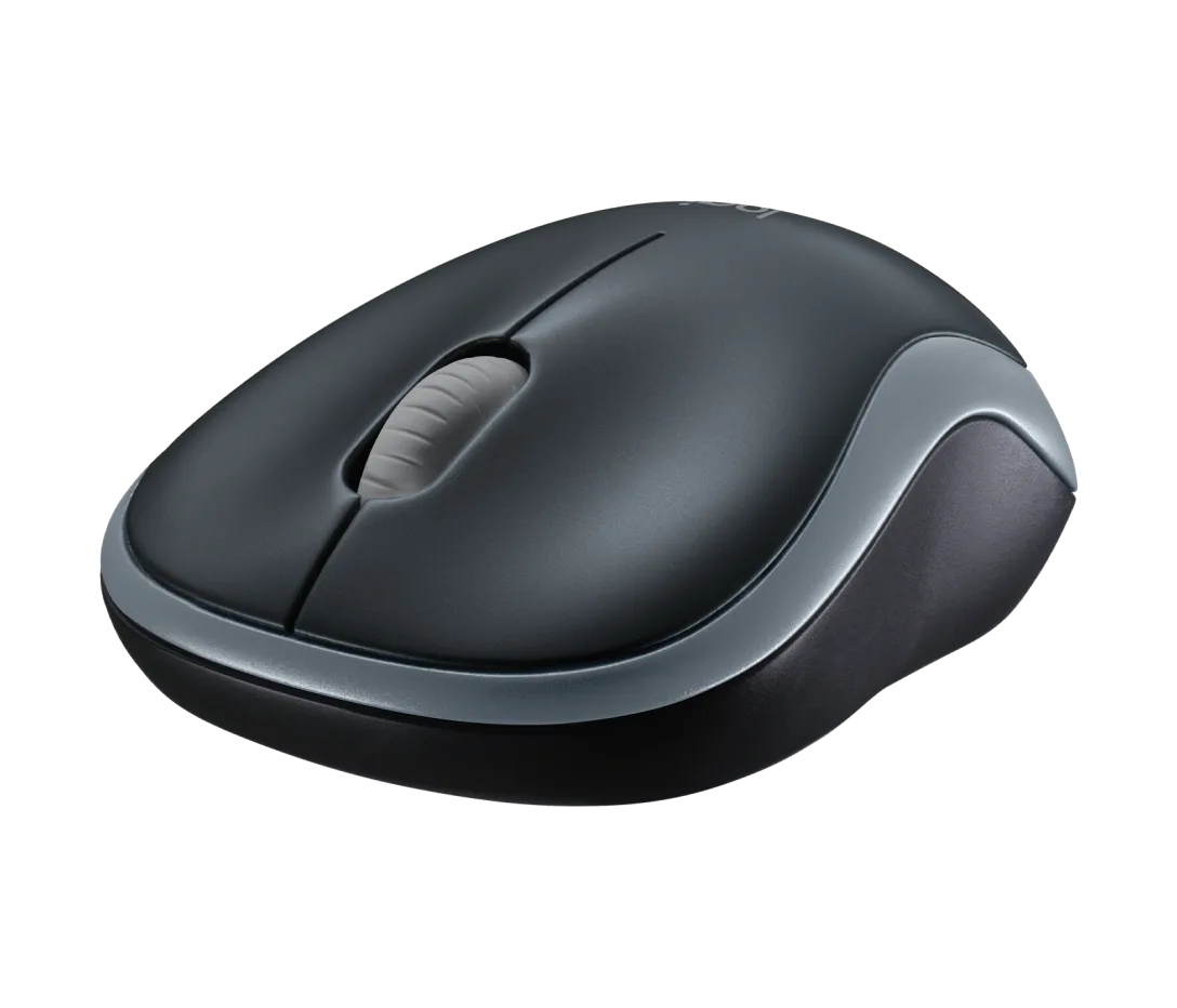 Logitech M185 Kabellose Maus 2,4 GHz mit USB Nano Empfänger 1000 DPI Maus, Grau - Bestartikel-Shop