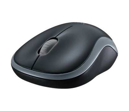 Logitech M185 Kabellose Maus 2,4 GHz mit USB Nano Empfänger 1000 DPI Maus, Grau - Bestartikel-Shop
