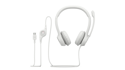 Logitech H390 Kabelgebundenes Stereo-Headset mit Mikrofon und Geräuschfilter