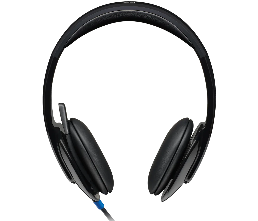 Logitech H540  Kopfhörer mit Mikrofon, Stereo-Headset, Verstellbares Mikrofon mit Rauschunterdrückung über USB-Anschluss