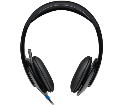 Logitech H540  Kopfhörer mit Mikrofon, Stereo-Headset, Verstellbares Mikrofon mit Rauschunterdrückung über USB-Anschluss