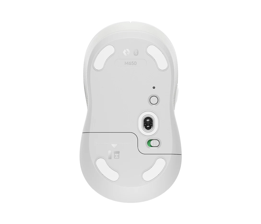Logitech Signature M650 Maus, mit leisen Klicks, Kabellose, Bluetooth Maus