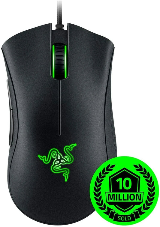 Razer DeathAdder Essential Gaming-Maus mit optischem 6.400-DPI-Sensor - GE, schwarz