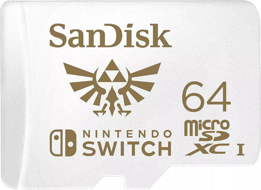 SanDisk MicroSD 64GB microSDXC UHS-I card for Nintendo Switch