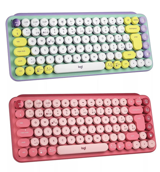 Logitech POP Keys Kabellose Mechanische Emoji-Tastatur mit Emoji-Taste (CH) NEU