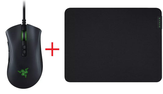 Razer DeathAdder V2 Gaming Maus + Razer Gigantus V2 Gaming Mauspad - SET