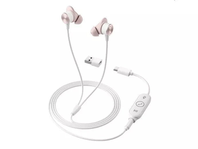 Logitech Zone Wired Earbuds In-Ear-Kopfhörer 3,5mm, USB-C, USB-A (UC version)NEU