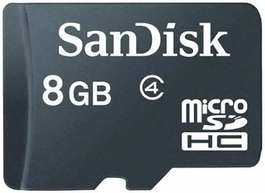SanDisk 8GB, microSDHC Flash Speicherkarte 8 GB , Klasse 4 + SD Adapter