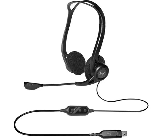 Logitech PC 960 USB Kopfhörer / Logitech 960 USB Headset NEU