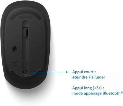 Microsoft Bluetooth Maus, Microsoft Ambidextrous Bluetooth Maus QHG-00025 -Sch.