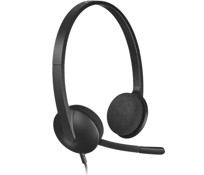 Logitech H340 USB Kopfhörer Verstellbares Mikrofon Logitech H340 USB Headset NEU