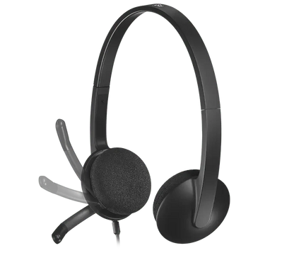 Logitech H340 USB Kopfhörer Verstellbares Mikrofon Logitech H340 USB Headset NEU