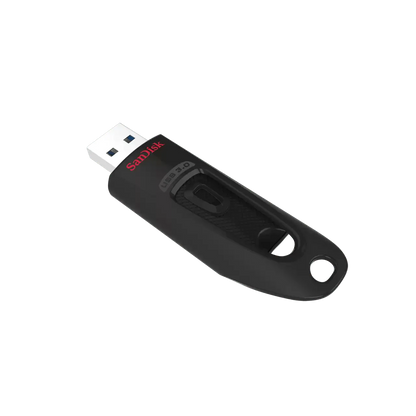 SanDisk Ultra USB 3.0 Flash-Laufwerk 32 GB (SecureAccess Software, Passwortschutz, Übertragungsgeschwindigkeit von bis zu 130 MB/s) Schwarz