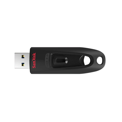 SanDisk Ultra USB 3.0 Flash-Laufwerk 32 GB (SecureAccess Software, Passwortschutz, Übertragungsgeschwindigkeit von bis zu 130 MB/s) Schwarz