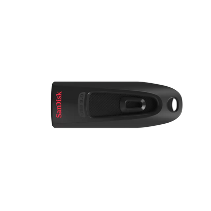 SanDisk Ultra USB 3.0 Flash-Laufwerk 32 GB (SecureAccess Software, Passwortschutz, Übertragungsgeschwindigkeit von bis zu 130 MB/s) Schwarz