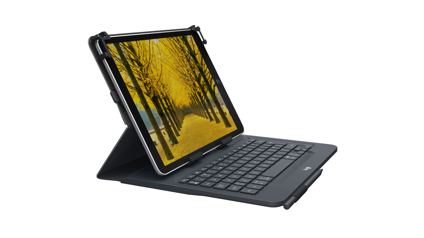 Logitech Universal Folio mit integrierter Tastatur für 9-10" Tablets, iPAD,