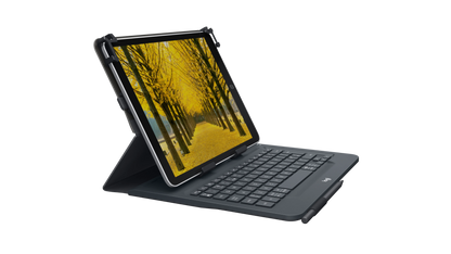 Logitech Universal Folio mit integrierter Tastatur für 9-10" Tablets, iPAD,