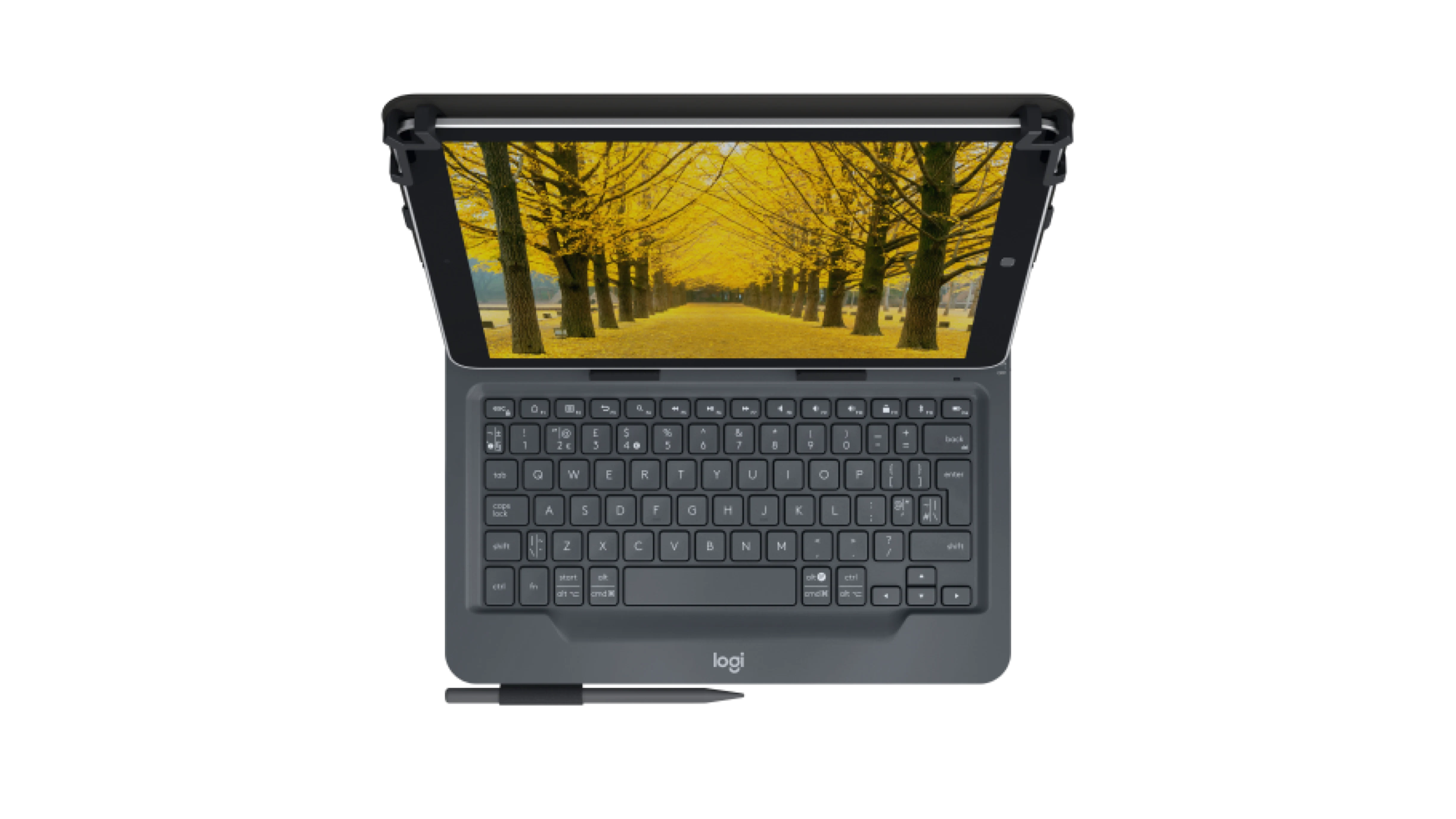Logitech Universal Folio mit integrierter Tastatur für 9-10