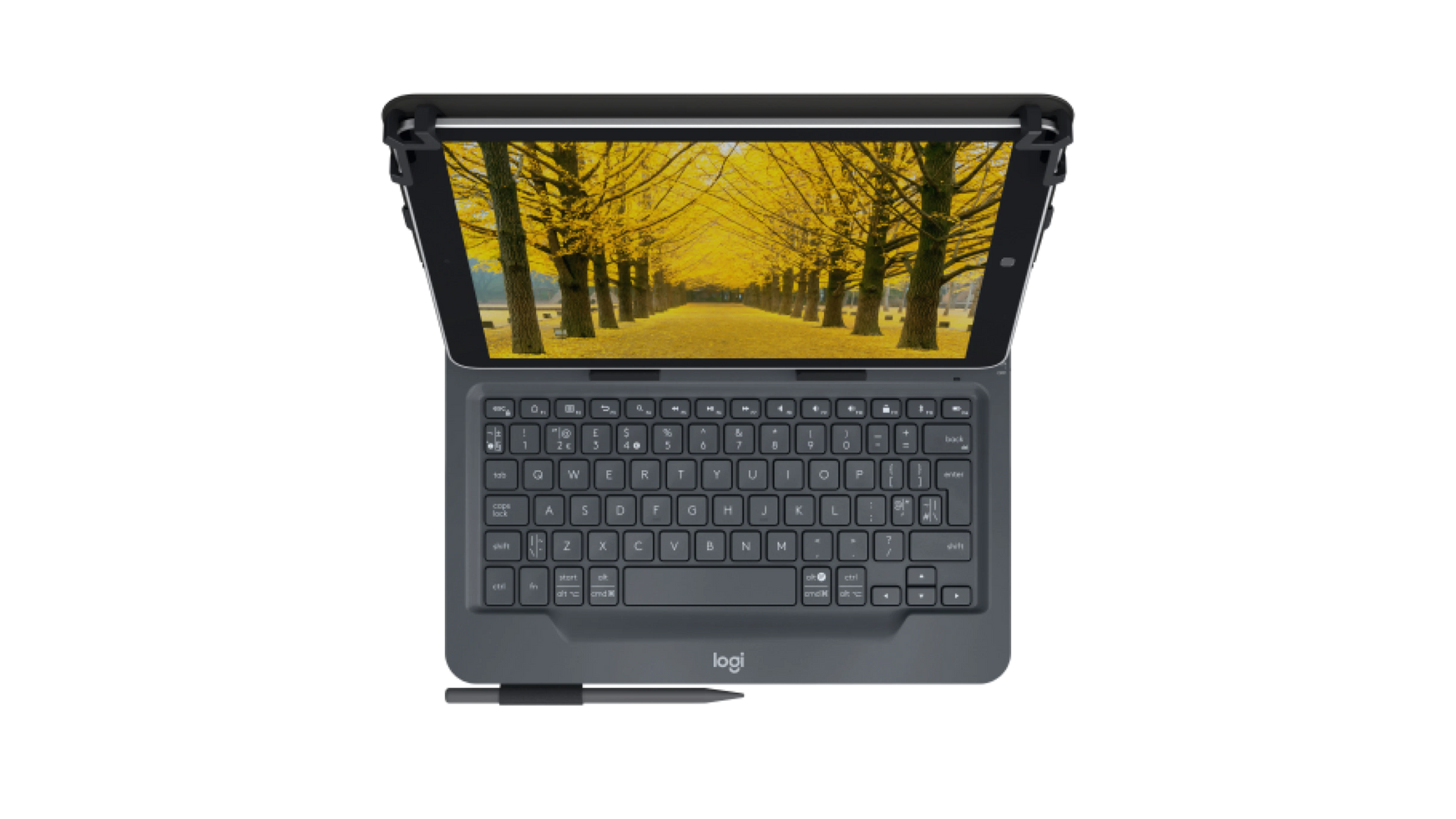 Logitech Universal Folio mit integrierter Tastatur für 9-10